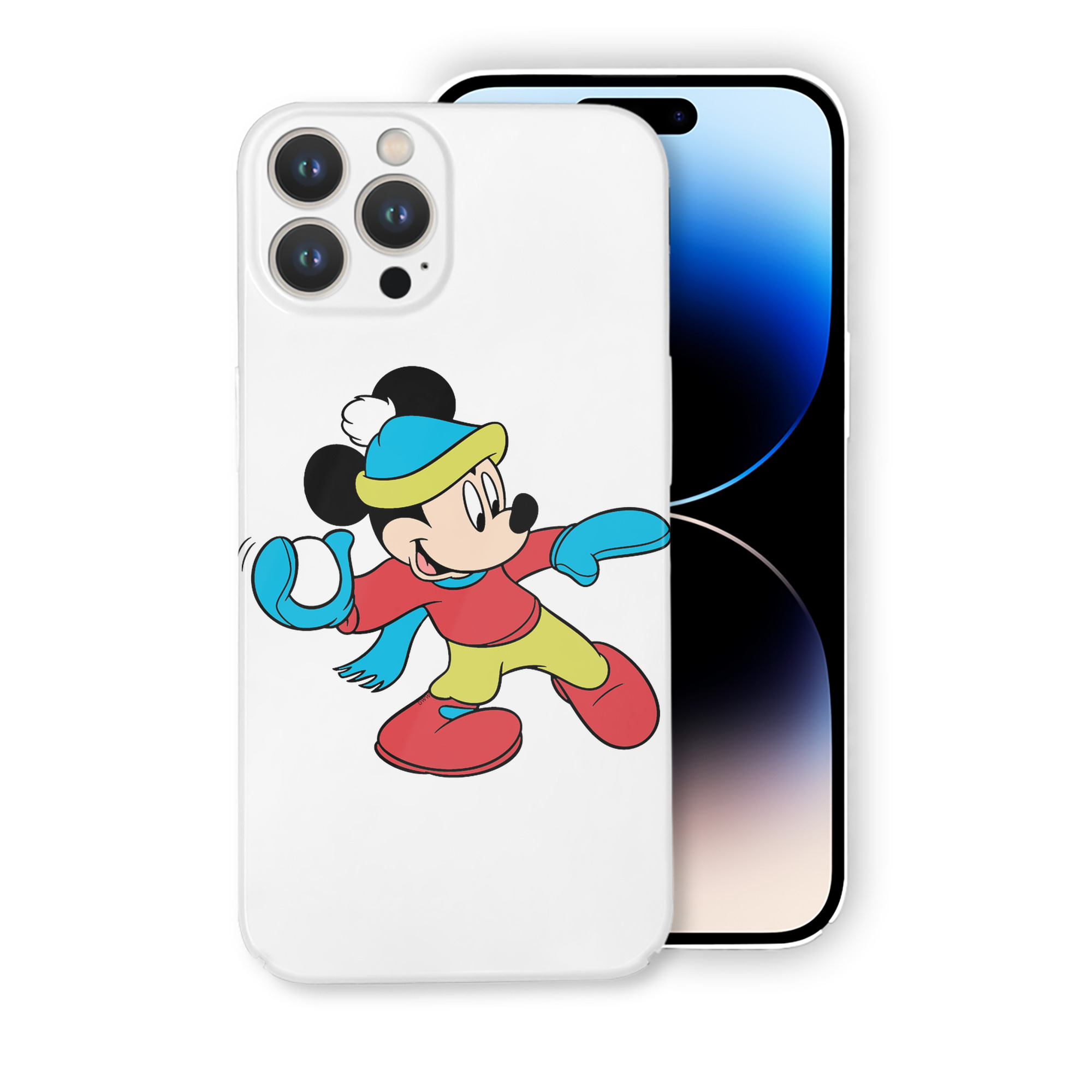 （画像用） ミッキーマウス Mickey Mouse 【iPhone 14シリーズ対応】ハードケース